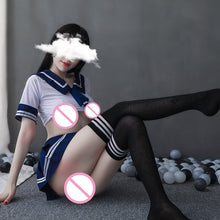Load image into Gallery viewer, Sexy Lingerie Temptation and Sexy Suit Pure Student Uniform Stage Costume Sailor Alternative Clothing Skirt Slutty Cosplay