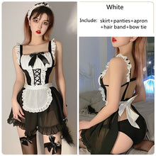 Load image into Gallery viewer, Sexy Lingerie Women French Apron Maid Dress Cosplay Costume Servant Lolita Babydoll Uniform Erotic Role Play Exotic Costume
