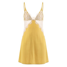 Load image into Gallery viewer, Sexy Nightgowns Women Sleepwear Spring and Summer Deep V Lace Ice Silk Beauty Back Strap Night Dress Temptation Home Clothes