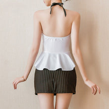 Load image into Gallery viewer, Sexy Office Lady Cosplay Costume Secretary Outfit Teacher Suit Hanging Neck Low-Cut Mini Skirt Passion Big Ass Women Erotic