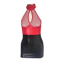 Load image into Gallery viewer, Sexy Office Lady Cosplay Costumes Secretary Uniform Mesh Open Chest Mini Skirt Dress Outfit Women Lace Erotic Lingerie