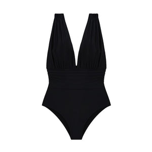 Sexy One Piece Swimsuit Lady 2023 Monokini Solid Swimwear Women Swimsuits Bath Suit Koren Style