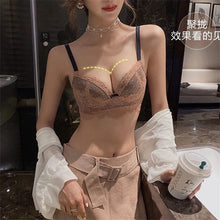 Load image into Gallery viewer, Sexy Seamless Push Up Bras Set For Women Underwear Adjustable Wire Free Female Bralette Breathable Active Bra Lingerie Set