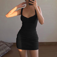 Load image into Gallery viewer, Sexy Skinny Bralette With Bow Low Cut Slim Dress 2021 Women Summer Fashion Sleeveless Backless Dress Female Party Club