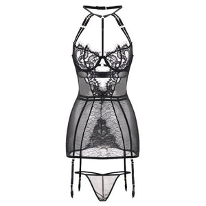 Sexy Slim Waist Underbust Corset Elasticity Women Underwear Transparent Lace Mesh Corset Top Lingerie Bustier Push Up Corselet