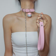 Load image into Gallery viewer, Sexy Toy Harajuku Gothic Choker Leash Chain Punk Leather BDSM Bondage Necklace Collar Belt Sex Toys for Couple Lovely Collar