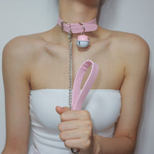Load image into Gallery viewer, Sexy Toy Harajuku Gothic Choker Leash Chain Punk Leather BDSM Bondage Necklace Collar Belt Sex Toys for Couple Lovely Collar