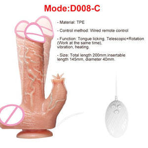 Sexy Toys Vibrators for Women Clitoris Powerful Thrusting Dildo Realistic Penis Vibrator Female Heating Dildos Erotic Sex Toys