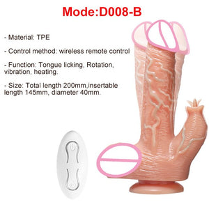 Sexy Toys Vibrators for Women Clitoris Powerful Thrusting Dildo Realistic Penis Vibrator Female Heating Dildos Erotic Sex Toys