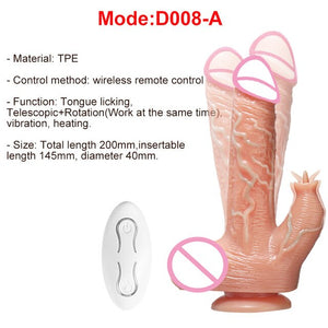 Sexy Toys Vibrators for Women Clitoris Powerful Thrusting Dildo Realistic Penis Vibrator Female Heating Dildos Erotic Sex Toys