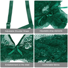 Load image into Gallery viewer, Sexy Women Lingerie Set Lace Breathable Erotic Underwear Suit Female Lingerie Lace Bra Briefs Set Hollow Out G-String Bra Set