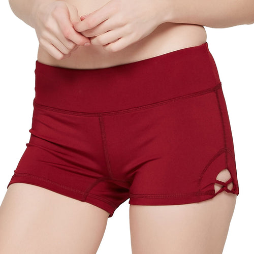 Sexy Women's Sports High Waist Shorts Athletic Gym Workout Fitness Leggings Breathable Elastic Waistband Short Pants