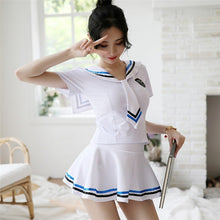 Load image into Gallery viewer, Sexy and Interesting Clothes Stewardess Policewoman Nightclub Short Skirt Student Dress Role Play Uniform Passion Suit  Cosplay