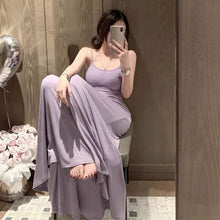 Load image into Gallery viewer, SexyLingerie Night Dress Women Summer Pajamas Sleepwear Female Thin Halter Home Clothing Can Be Worn Outside Hot Girls Nightwear