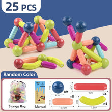 Load image into Gallery viewer, Magic Magnetic Building Blocks Toy Magnetic Construction Set Magnet Ball Sticks Rod Games Montessori Educational Toys For Kids