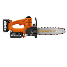 Load image into Gallery viewer, Double lithium electric chainsaw rechargeable battery small hand-held outdoor wireless electric saw logging saw single-hande