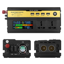 Load image into Gallery viewer, Peak 6000W Car Power Inverter DC 12V To AC 220V Transformer with USB Universal Socket Charger Modified Sine Wave Inverter