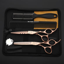 Load image into Gallery viewer, Sharp Blade 5.5 6.0 Inch Hairdressing Scissors Professional Hair Scissors Set Hair Cutting Shears Barber Scissor Cut Razor Makas
