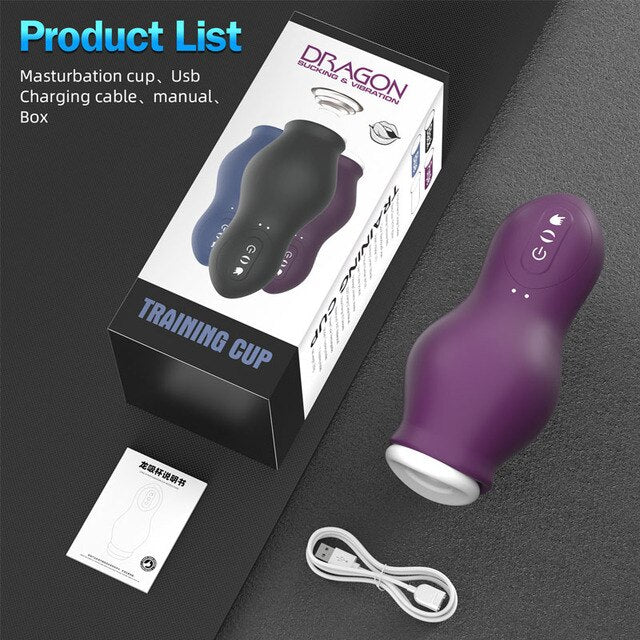 Silicone Male Masturbator Glans Vibrator for Men Penis Trainer Massage Stimulator Delay Ejaculation Adult Sex toy for Men Gays