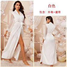 Load image into Gallery viewer, Silk Robes for Women Robe Sets Bridesmaid Robes Bath Robe Sleepwear Sleep Tops Bathrobe Bridesmaid Gift Sexy Kimono Bride
