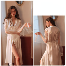 Load image into Gallery viewer, Silk Robes for Women Robe Sets Bridesmaid Robes Bath Robe Sleepwear Sleep Tops Bathrobe Bridesmaid Gift Sexy Kimono Bride
