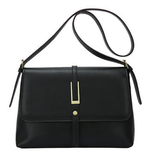 Load image into Gallery viewer, Simple Style Good Quality PU Leather Flap Crossbody Bags for Women 2021 Fashion Luxury Baguette Bag Shoulder Handbags and Purses