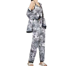 Load image into Gallery viewer, Sleepwear Sleep Tops Lounge Wear Pajama Set Printing Women Pajamas for Women Plus Size Lingere Sexy Pjs Two Piece Set Summer