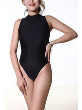 Load image into Gallery viewer, Sleeveless High Cut Bodysuit Elastic Bikini Swimsuit Tights Hot Sexy Japanese Sukumizu Lingerie Swimwear Dance Body Tops Shirts