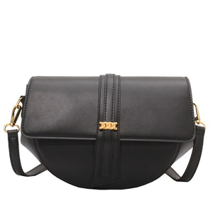 Small Good Quality Pu Leather Saddle Crossbody Bags for Women 2022 Fashion Luxury Brand Shoulder Bag Female Handbags Clutch Bags