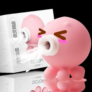 Small Octopus Sucking Female Yin Sucking Breast Sucking Device Charging Masturbation Vibration Massage секс игрушки для двоих