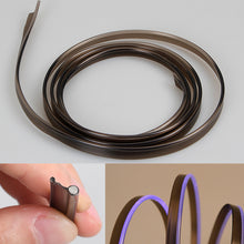 Load image into Gallery viewer, Small Size 2mm 3.0mm Super Bright Plastic Side Glow Optical Fiber Cable With Flat Side Skirt Wings For Car lighting Decoration