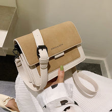 Load image into Gallery viewer, Small bag women 2021 new Korean version of small square bag wide shoulder strap fashion Joker shoulder Messenger bag