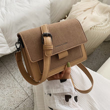Load image into Gallery viewer, Small bag women 2021 new Korean version of small square bag wide shoulder strap fashion Joker shoulder Messenger bag