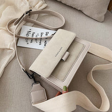 Load image into Gallery viewer, Small bag women 2021 new Korean version of small square bag wide shoulder strap fashion Joker shoulder Messenger bag