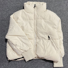 Load image into Gallery viewer, Snow Parka Coat Women Solid Jacket Outwear Female Casual Loose Black Short Parkas Mujer Casaco Feminino
