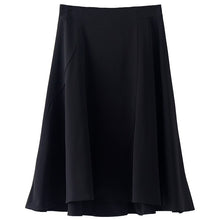 Load image into Gallery viewer, Solid Chiffon Women Skirts Summer New 2021 High Waist A-Line Knee-Length Elegant Office Lady Skirts Top Quality