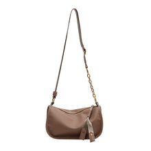 Load image into Gallery viewer, Solid color leather casual messenger bag 2022 autumn and winter new style ladies shoulder bag mobile phone bag women&#39;s bag