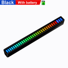 Load image into Gallery viewer, Sound Control Pickup Rhythm Ambient Light Strip Colorful LED Rechargeable Battery Car Computer Audio Music DJ Atmosphere Lamp