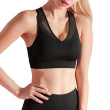 Load image into Gallery viewer, Sports Cropped Feminino  Sexy Mesh Splicing Crop Top Breathable Quick-Dry Vest Fitness Clothes Women Cropped Top