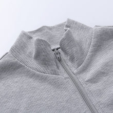 Load image into Gallery viewer, Spring Summer Half Open Collar Long Sleeve Top For Women 2021 New Sexy Knitted Zipper Slim Ladies Pullover Top