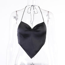 Load image into Gallery viewer, Spring Summer Ladies Sexy Short Spaghetti Strap Solid Folds Camis Women 2021 New Street Style Sheath Super Short Shirts