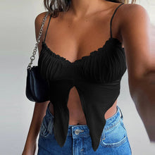Load image into Gallery viewer, Spring Summer Ladies Sexy Solid Spaghetti Strap Women Crop Top Casual Strapless Bodycon Backless Tank Top