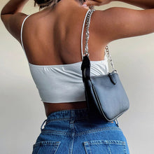 Load image into Gallery viewer, Spring Summer Ladies Sexy Solid Spaghetti Strap Women Crop Top Casual Strapless Bodycon Backless Tank Top