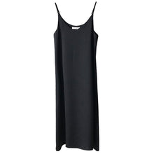 Load image into Gallery viewer, Spring summer 2022 Woman Tank Dress Casual Satin Sexy Camisole Elastic Female Home Beach Dresses v-neck camis sexy dress