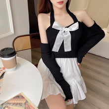 Load image into Gallery viewer, Square Neck Halter Sexy Camisole Top 2021 Fall Femme Bowknot Strapless Pink Sleeveless Camisole Top Y2K Women&#39;s Clothing Autumn