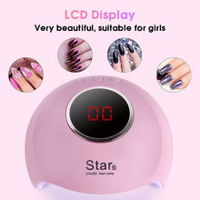 Load image into Gallery viewer, Star 6 Nail Dryer UV nails lamp for manicure dry nail drying Gel ice polish lamp 12 LED auto sensor 30s 60s 90s nail art tools