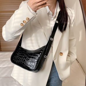 Stone Pattern Retro Irregular PU Leather Crossbody Bags For Women 2022 Small Shoulder Simple Bag Lady Phone Handbags And Purses