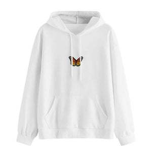 Streetwear Hoodies Women Sweatshirt Autumn Long Sleeve Hoodies Harajuku Hoodie Butterfly Print Sweatshirt Women Pullover Mujer