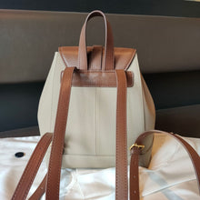Load image into Gallery viewer, String Close Design Classic Women Backpack Full Grain Cowhide Leather Female Double Shoulder Bag All-match College Schoolbag