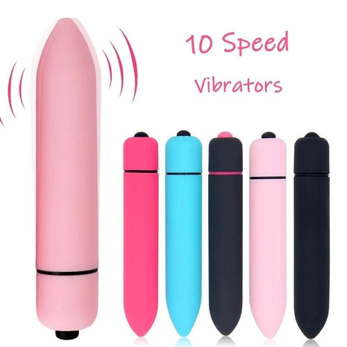 Strong Shock 10 Frequency Long Bullet Vibration Mini AV Massage Stick Egg Jumping Adult Fun Products Vibrators for Women  секс